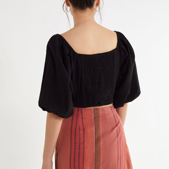 NWOT Urban Outfitters size XS Ventura striped buckle wrap skirt - Picture 3 of 12